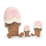 Jellycat Amuse Lody w wafelku ROZMIARY
