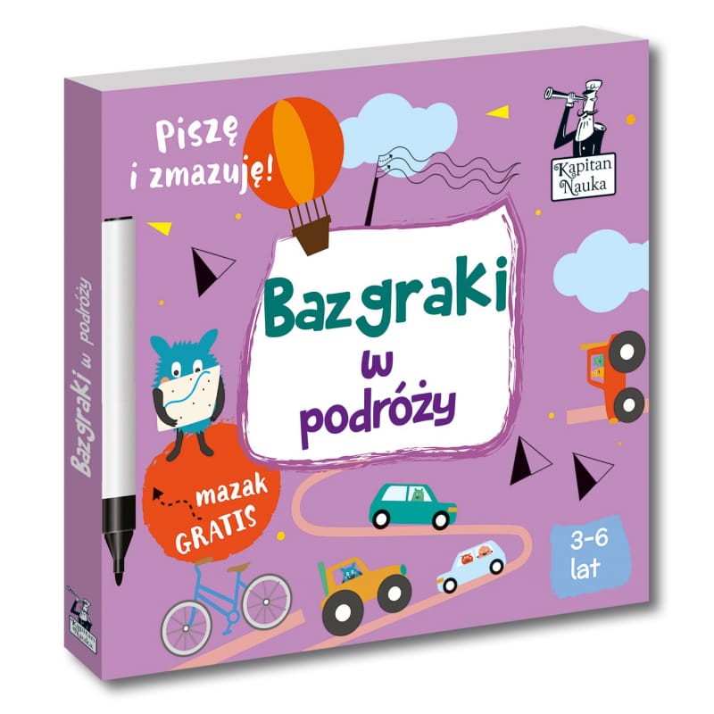 Bazgraki w podróży 3-6 lat / Wydawnictwo Edgard