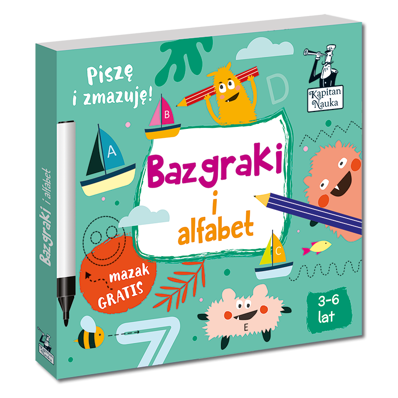Bazgraki i Alfabet 3-6 lat / Wydawnictwo Edgard