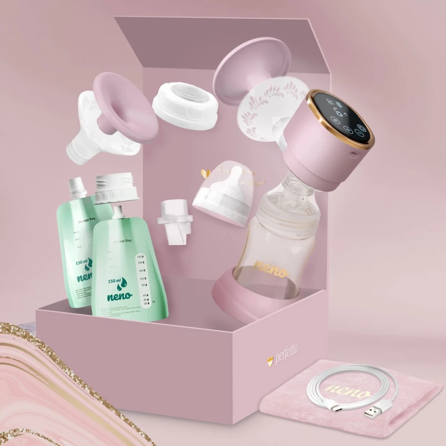 Trójfazowy bezprzewodowy wodoodporny laktator elektroniczny Neno Perfetto / Neno