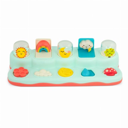 Pop-Up Buddies – wystrzałowa KONSOLA POGODOWA – interaktywna zabawka inspirowana przyrodą / B.Toys BX2063Z