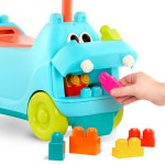 Locbloc Hippo Ride-On with Blocks – JEŹDZIK-HIPCIO z klockami / B.Toys