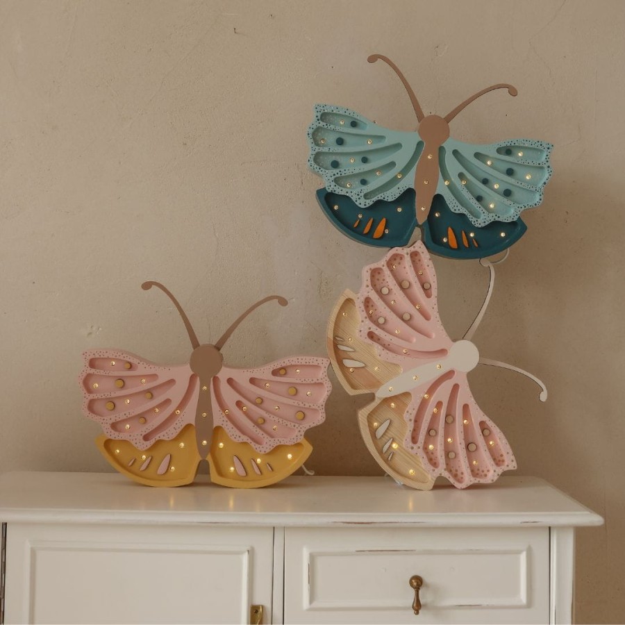 Lampa Little Lights Motyl DAISY BLUE / Little Lights
