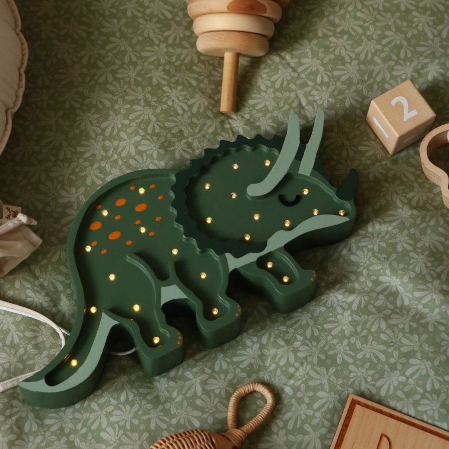 Lampa Little Lights Triceratops MILITARY GREEN / Little Lights