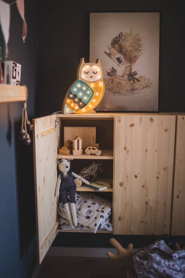 Lampa Little Lights Sowa MUSTARD / Little Lights