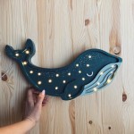 Lampa Little Lights Wieloryb GALAXY TEAL / Little Lights