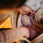 Buciki, bamboszki niemowlęce MERINO / Layette