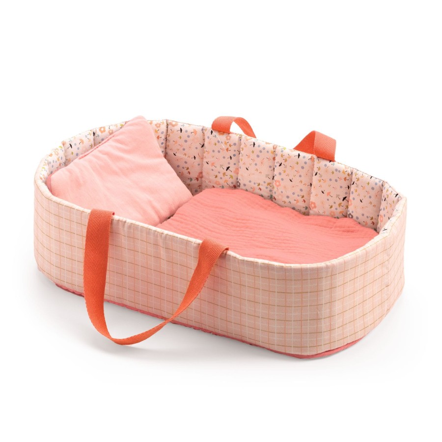 Materiałowy kosz różowy (kolekcja POMEA) / Djeco DJ07844