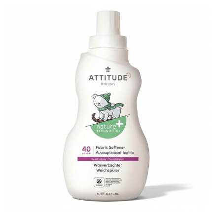 Płyn do płukania ubranek dziecięcych Sweet Lullaby, 1L / Attitude