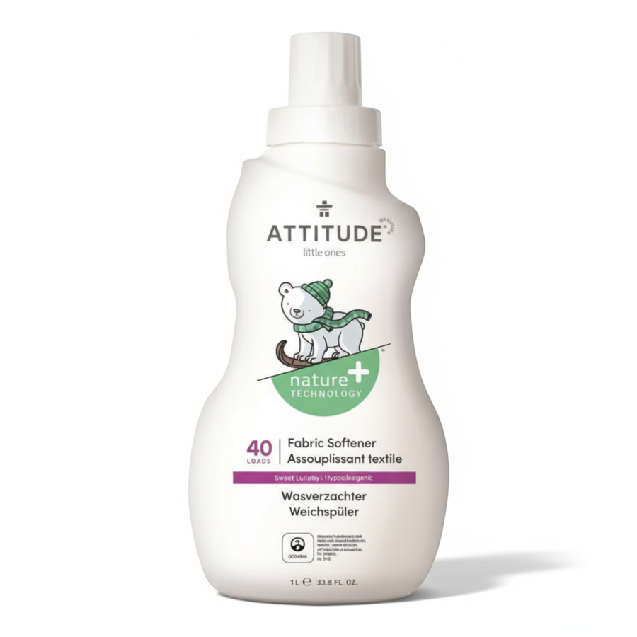 Płyn do płukania ubranek dziecięcych Sweet Lullaby, 1L / Attitude