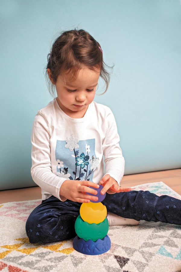 Piramida Sensoryczna pastelowa / Mom's Care