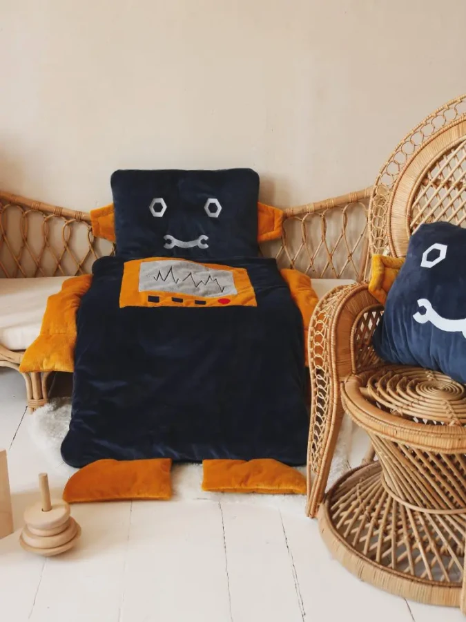 Śpiworek Sleepover – Robot ROZMIARY / Kidspace