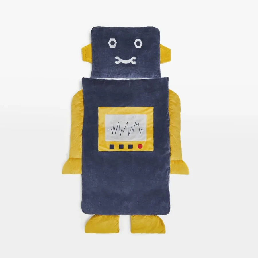 Śpiworek Sleepover – Robot ROZMIARY / Kidspace