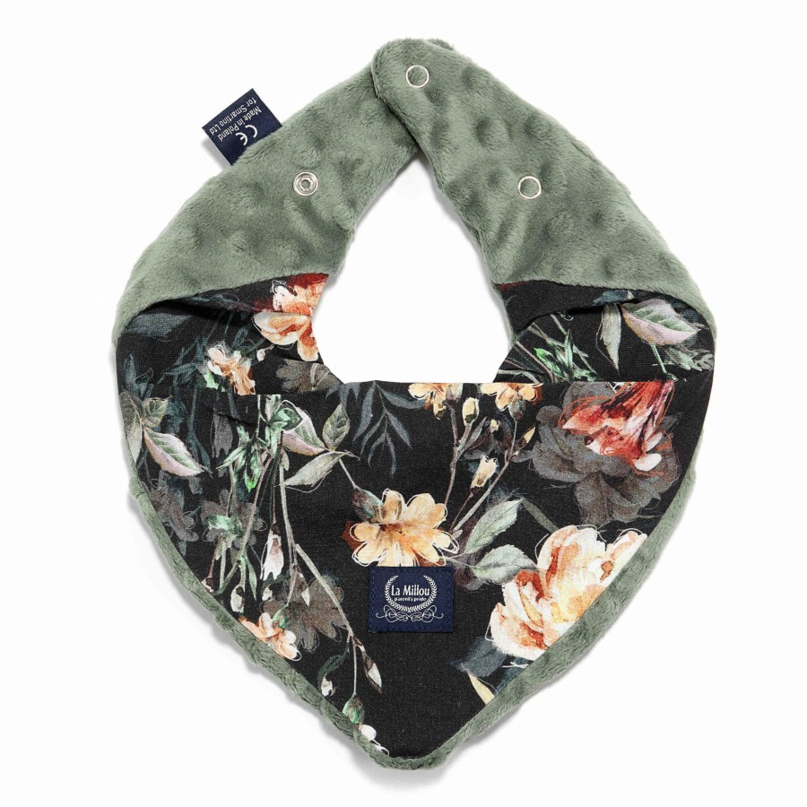 Mięciutka apaszka - BLOOMING BOUTIQUE NOIR, KHAKI / La Millou