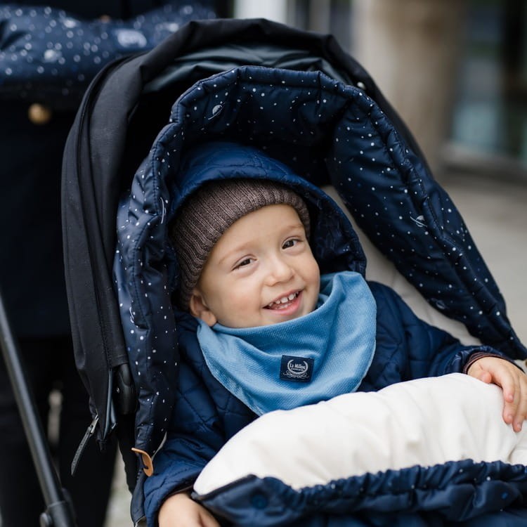 Mięciutka apaszka - BLOOMING BOUTIQUE NOIR, KHAKI / La Millou