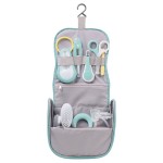 Kosmetyczka z 9 akcesoriami do pielęgnacji niemowląt mint / Beaba