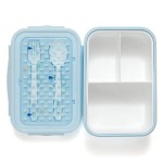 Śniadaniówka Lunchbox BENTO ze sztućcami Krople nieba / Petit Monkey