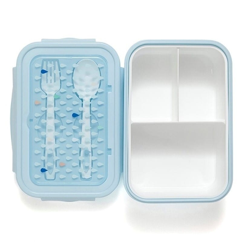 Śniadaniówka Lunchbox BENTO ze sztućcami Krople nieba / Petit Monkey