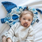 Podusia Sleepy Pig - BLOOMING BOUTIQUE NOIR, KHAKI /La Millou