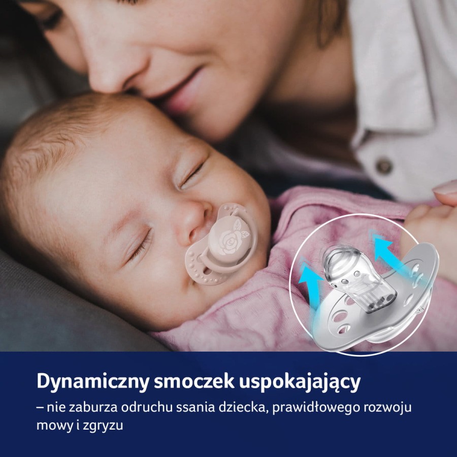 Smoczki Baby Shower Błękit, 2 szt. 0-2 miesięcy / LOVI