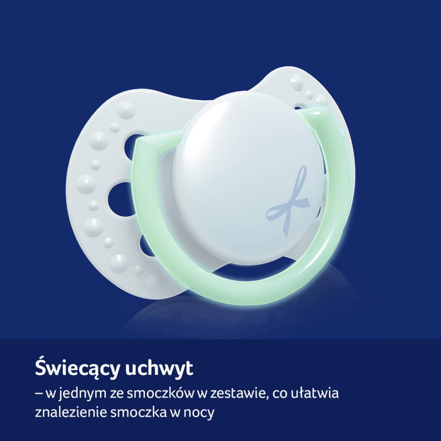Smoczki Baby Shower Błękit, 2 szt. 0-2 miesięcy / LOVI