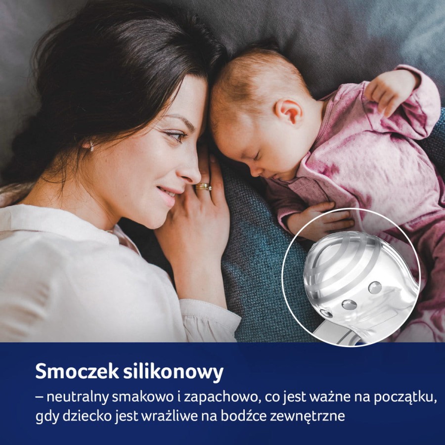 Smoczki Baby Shower Błękit, 2 szt. 0-2 miesięcy / LOVI