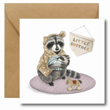 Kartka LITTLE BROTHER / Hi Little