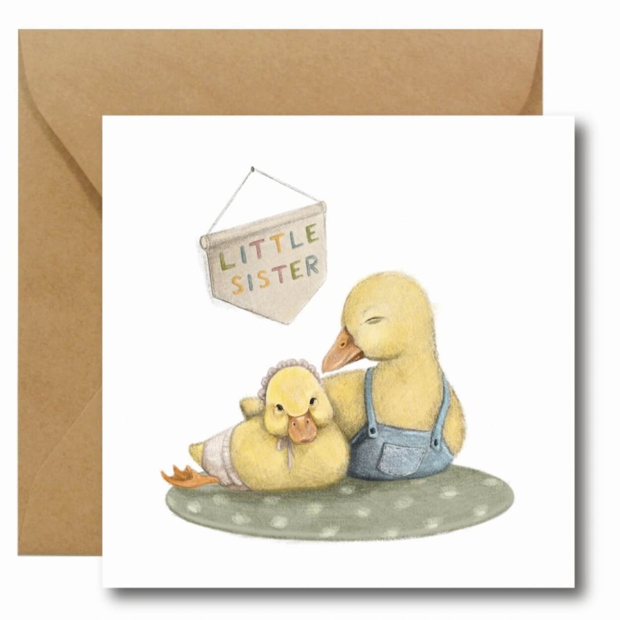 Kartka LITTLE SISTER / Hi Little