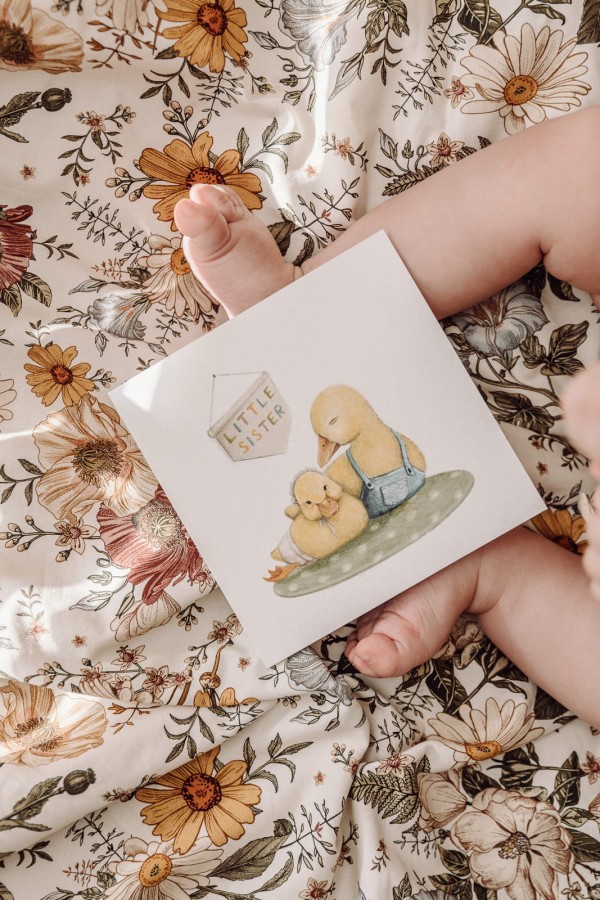 Kartka LITTLE SISTER / Hi Little