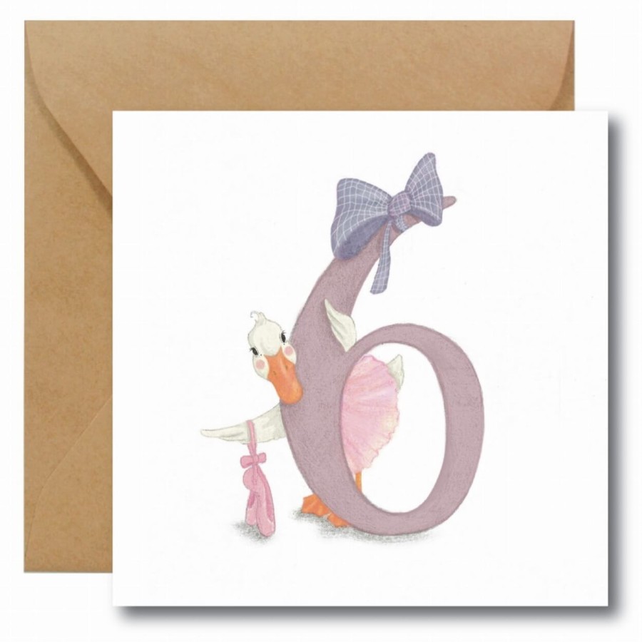 Kartka okolicznościowa na szóste urodziny Gąska / Hi Little
