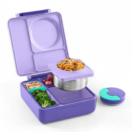 OMIEBOX lunch box z termosem, Purple Plum / OMIE