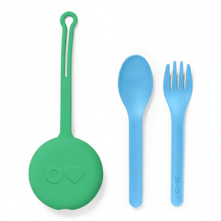 OMIEPOD zawieszka - pokrowiec ze sztućcami, Mint Green / OMIE