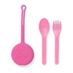 OMIEPOD zawieszka - pokrowiec ze sztućcami, Bubble Gum / OMIE