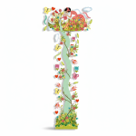 Naklejka z miarką wzrostu ZACZAROWANY OGRÓD / Djeco DD4041