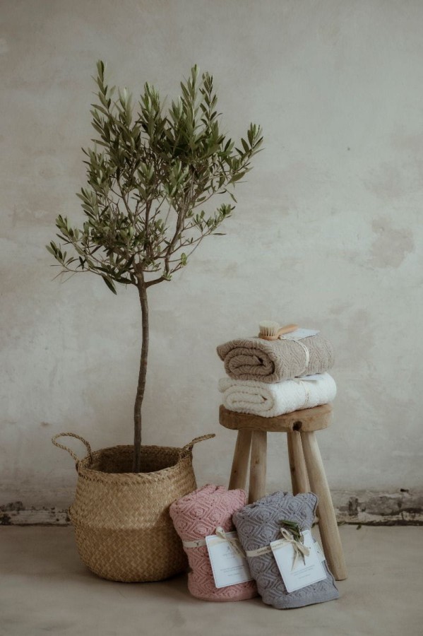 Kocyk ze 100% wełny merino grey Pearl - premium collection / My Memi