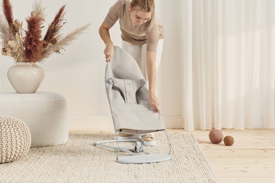 BABYBJORN - leżaczek BLISS 3D Jersey - Light beige