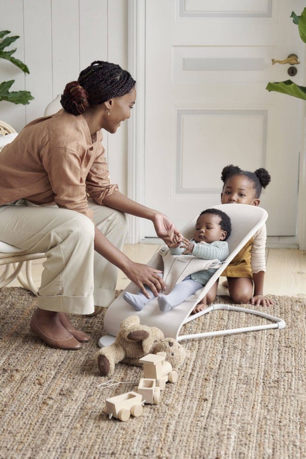 BABYBJORN - leżaczek BLISS 3D Jersey - Light beige