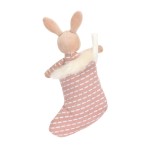 Różowy Królik Shimmer w skarpecie / Jellycat SHIM4SB