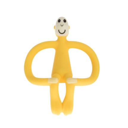 Gryzak masujący ze szczoteczką ŻÓŁTY / Matchstick Monkey