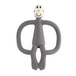 Gryzak masujący ze szczoteczką SZARY / Matchstick Monkey