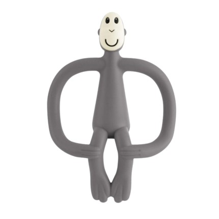 Gryzak masujący ze szczoteczką SZARY / Matchstick Monkey