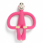 Gryzak masujący ze szczoteczką RÓŻOWY / Matchstick Monkey