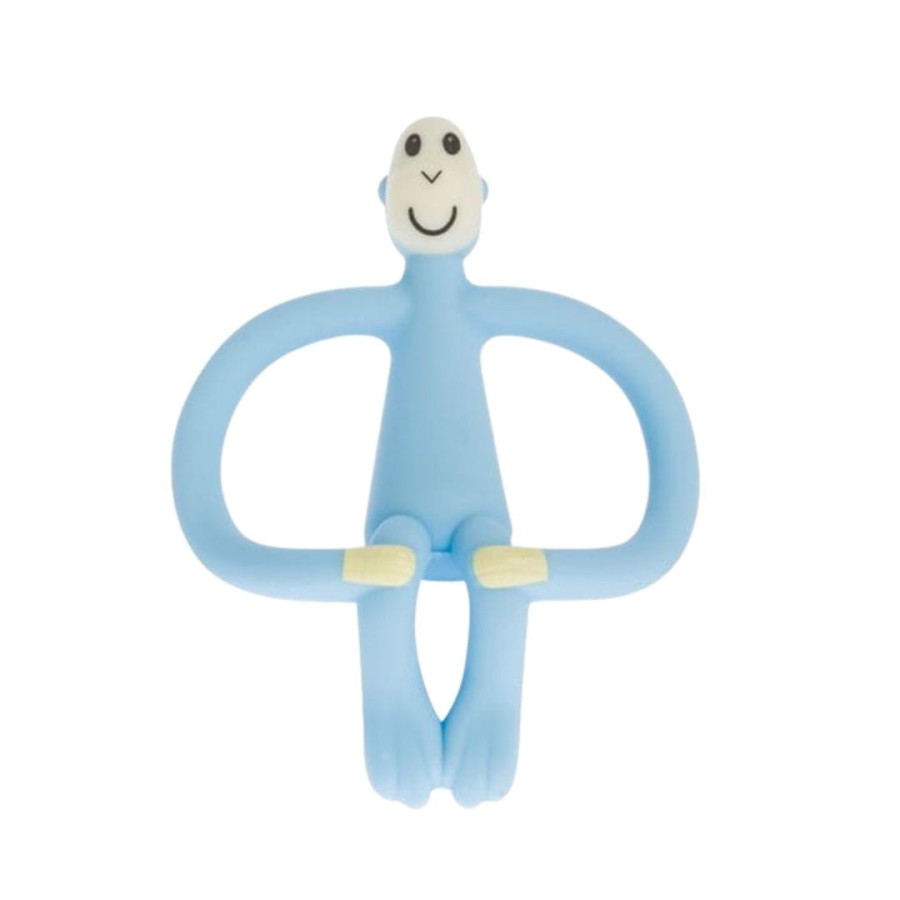 Gryzak masujący ze szczoteczką jasny niebieski / Matchstick Monkey
