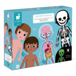 Puzzle edukacyjne Ciało człowieka 50, 75 i 100 elementów 5 + / Janod