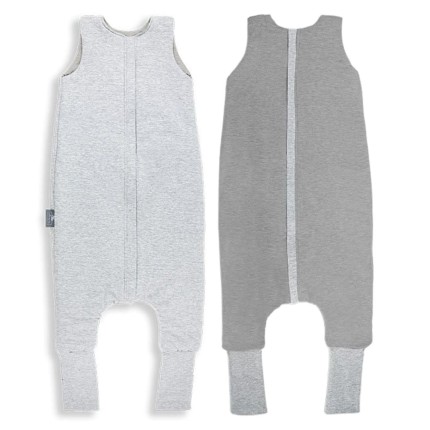 Śpiworek z nóżkami - Melanżowy szary / Sleepee