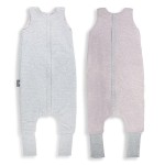 Dwustronny śpiworek z nóżkami - Melanżowy róż / Sleepee