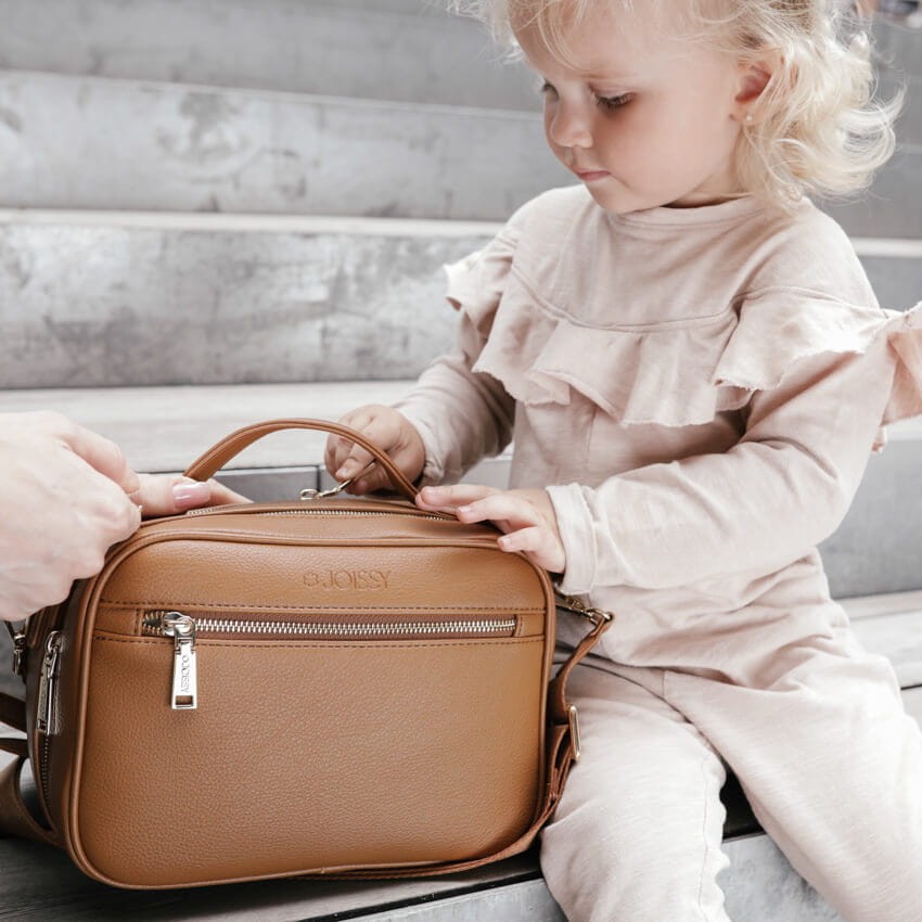 Torebka crossbody i organizer do wózka 2w1 VERA blush beige / Joissy