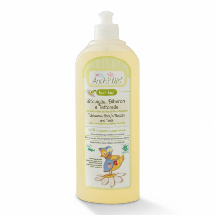 Płyn do mycia butelek i smoczków, z surfaktantem z oliwy z oliwek, 500 ml / Baby Anthyllis