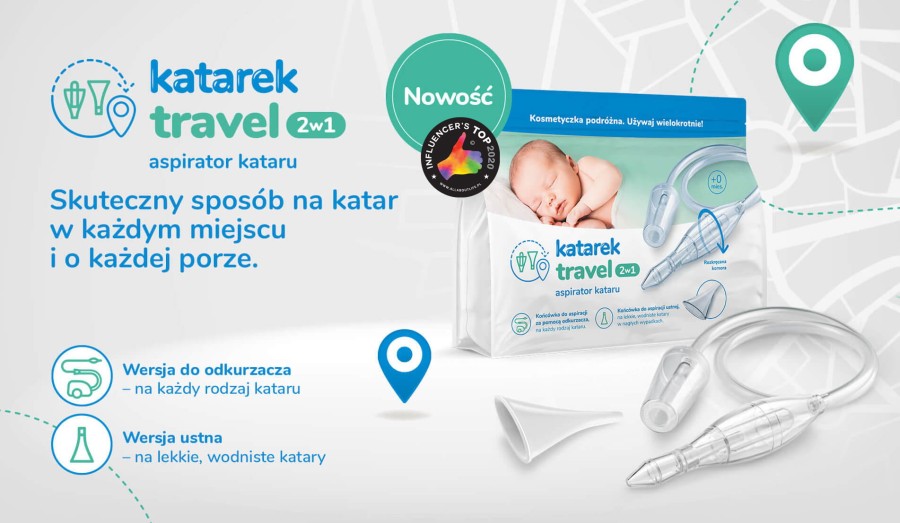 KATAREK TRAVEL aspirator kataru 2w1