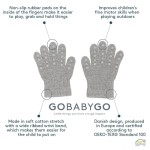 Antypoślizgowe rękawiczki ułatwiające chwytanie - Grey Melange / GoBabyGo